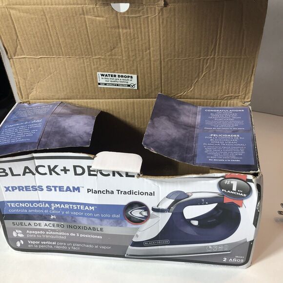 Black+Decker Black &‎ Decker Traditional Iron Corded Xpress Steam Smart IRO8X B4 - Picture 11 of 12